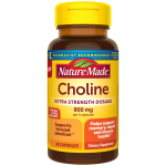 Choline Extra Strength Dosage 800 Mg Per 3 Capsules
